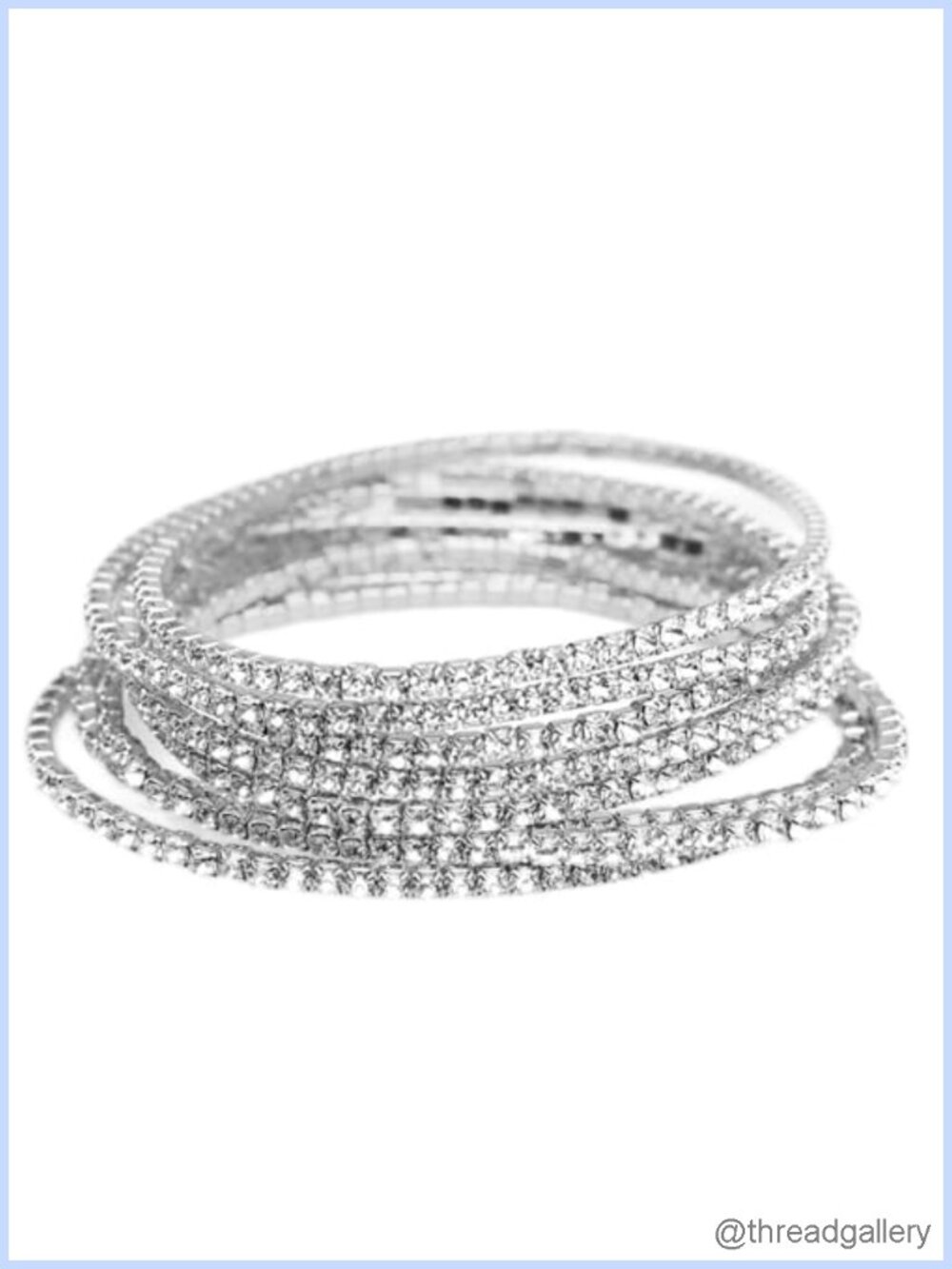 14K Gold Plated Cubic Zirconia Tennis Bracelet Set 10pc Stackable